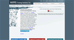 Desktop Screenshot of marpoltraininginstitute.com